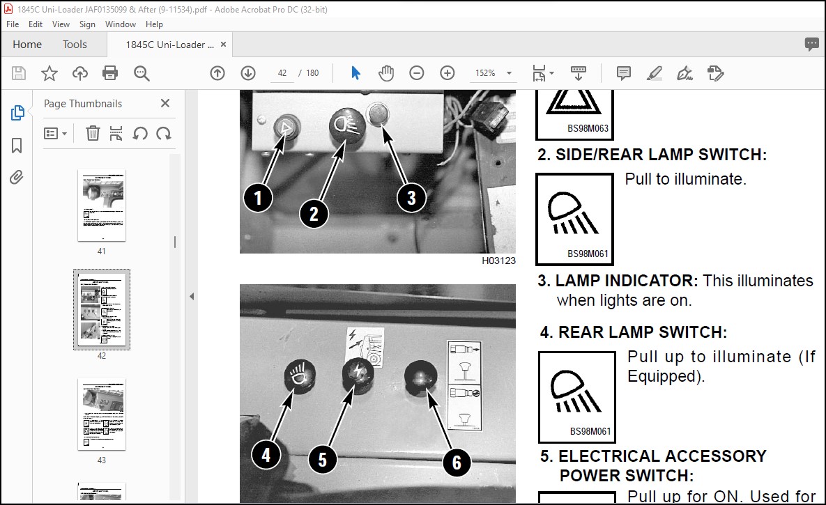 Case 1530B Uni-Loaders Operators Manual 9-4292 - PDF DOWNLOAD ...