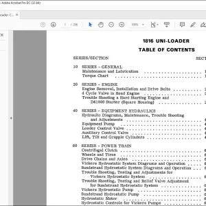 Case 1816 Uni-Loader Service Manual - PDF DOWNLOAD