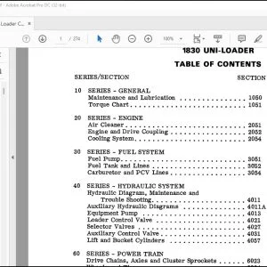Case 1830 Uni-Loader Service Manual 9-73487 - PDF DOWNLOAD