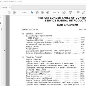 Case 1835 Uni-Loader Service Manual 9-68700 - PDF DOWNLOAD