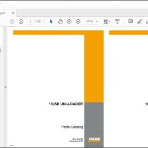 Case 1835B UNI-LOADER Parts Catalog Manual 8-2153 - PDF DOWNLOAD