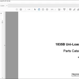 Case 1835B Uni-Loader Parts Catalog Manual 8-1841 - PDF DOWNLOAD