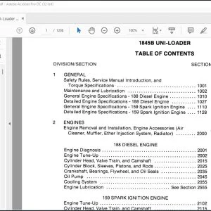 Case 1845D Uni-Loader Service Manual 8-41760 - PDF DOWNLOAD