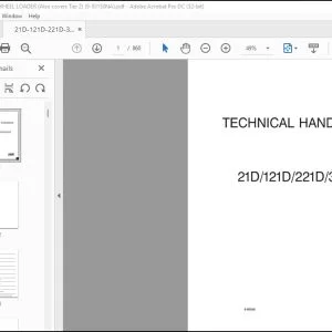 Case 21D 121D 221D 321D Wheel Loader Technical Manual 9-93150 - PDF DOWNLOAD