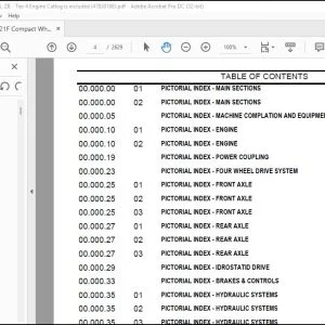 Case 221F Compact Wheel Loader HS,ZB - Tier 4 Parts Catalog Manual - PDF DOWNLOAD