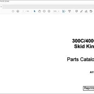 Case 300C 400C Skid King Parts Catalog Manual A1148 - PDF DOWNLOAD