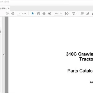 Case 310C Crawler Tractor Parts Catalog Manual A664 - PDF DOWNLOAD