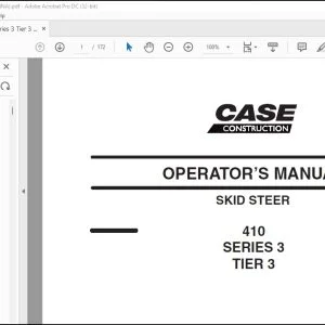 Case 410 SERIES 3 TIER 3 Operator's Manual 87493854 - PDF DOWNLOAD