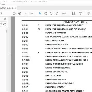 Case 420 420CT Skid Steer Tier 3 Parts Catalog Manual - PDF DOWNLOAD