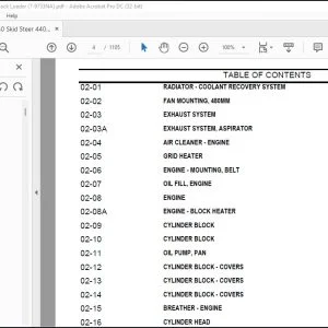 Case 440 Skid Steer 440CT Compact Track Loader Parts Catalog Manual - PDF DOWNLOAD
