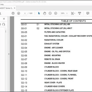 Case 450 Skid Steer Tier 3 Parts Catalog Manual - PDF DOWNLOAD