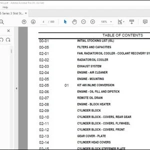 Case 465 Skid Steer Tier 3 Parts Catalog Manual - PDF DOWNLOAD