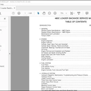 Case 480C Loader Backhoe Service Manual 7-43650 - PDF DOWNLOAD
