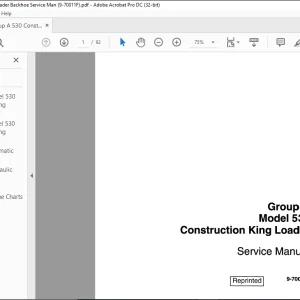 Case 530 Construction King Loader Service Manual - PDF DOWNLOAD