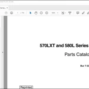 Case 570LXT & 580L Series 2 Parts Catalog Manual 7-3342 - PDF DOWNLOAD