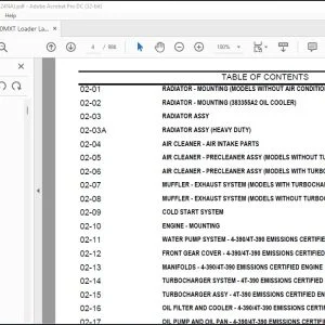 Case 570MXT Loader Landscaper Parts Catalog Manual - PDF DOWNLOAD