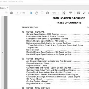 Case 580B Loader Backhoe Service Manual 9-72088 - PDF DOWNLOAD