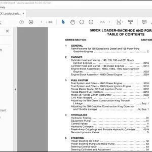 Case 580CK Loader Backhoe & Forklift Service Manual 9-69650 - PDF DOWNLOAD
