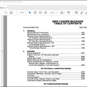 Case 580D Loader Backhoe Service Manual 9-69271 - PDF DOWNLOAD