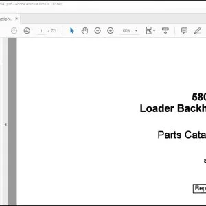 Case 580G Loader Backhoe Parts Catalog Manual 8-1234 - PDF DOWNLOAD