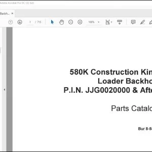 Case 580K Construction King Loader Backhoe Parts Catalog Manual 8-5581 - PDF DOWNLOAD
