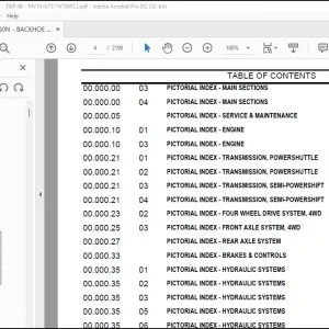 Case 580N Backhoe Loader 4WD - Tier 4B - MY19 Parts Catalog Manual - PDF DOWNLOAD