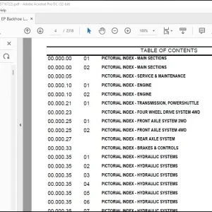Case 580N EP Backhoe Loader Tier 4B Parts Catalog Manual - PDF DOWNLOAD