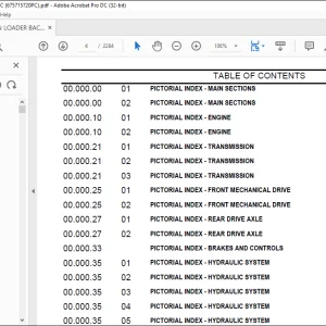 Case 580N Loader Backhoe Tier 3 NRC Parts Catalog Manual - PDF DOWNLOAD