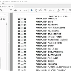 Case 580SN 590SN Loader Backhoe Tier 3 Parts Catalog Manual - PDF DOWNLOAD