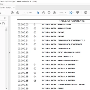 Case 580SN WT Backhoe Loader Wide Track Tier 4A Parts Catalog Manual - PDF DOWNLOAD