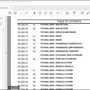 Case 580SN WT Backhoe Loader Wide Track Tier 4B Parts Manual - PDF DOWNLOAD