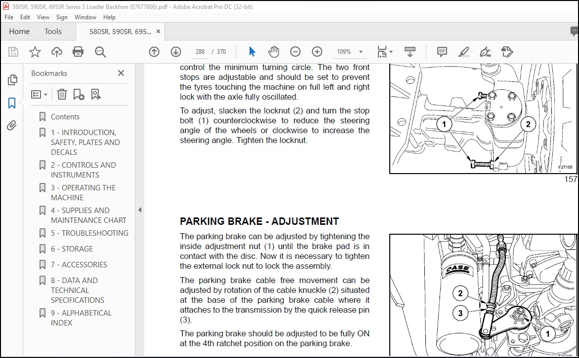 Case 580SR 580SR+ 590SR 695SR Series 3 Operator's Manual 87677806 - PDF ...