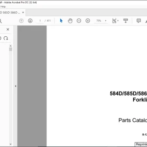 Case 584D 585D 586D Forklift Parts Catalog Manual 8-1272 - PDF DOWNLOAD
