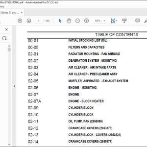 Case 586G 588G Series 3 Forklift Tier 3 Parts Catalog Manual - PDF DOWNLOAD