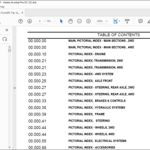 CASE 586H Forklift Tier 4B Parts List Manual PDF Download