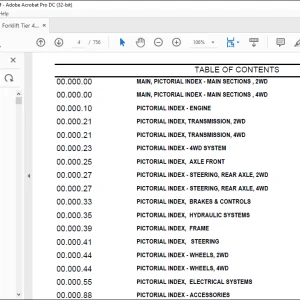 Case 588H Forklift Tier 4B Parts Catalog Manual - PDF DOWNLOAD