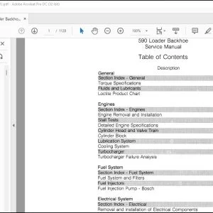 Case 590 Loader Backhoe Service Manual 8-17131 - PDF DOWNLOAD