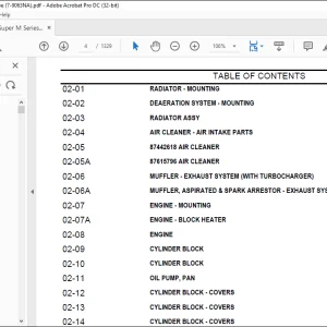 Case 590SM Series 2 Loader Backhoe Tier 2 Parts Manual - PDF DOWNLOAD