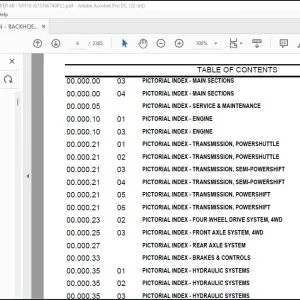 Case 590SN Backhoe Loader 4WD Tier 4B - MY18 Parts Manual - PDF DOWNLOAD