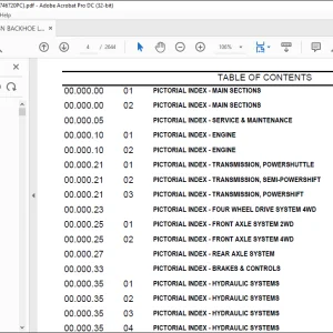 Case 590SN Backhoe Loader Tier 4B Parts Catalog Manual - PDF DOWNLOAD