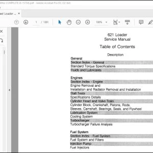 Case 621 Loader Service Manual 8-15743 - PDF DOWNLOAD