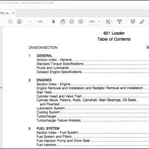 Case 621 Loader Service Manual 8-73742 - PDF DOWNLOAD