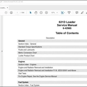 Case 621D Loader Service Manual 6-42965 - PDF DOWNLOAD