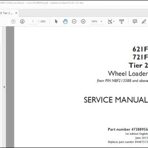 Case 621F 721F Tier 2 Wheel Loader Service Manual 47388956 - PDF DOWNLOAD