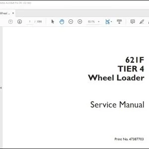 Case 621F TIER 4 Wheel Loader Service Manual 47387703 - PDF DOWNLOAD