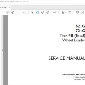 Case 621G 721G Tier 4B (final) Wheel Loader Service Manual 48083736 - PDF DOWNLOAD