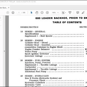Case 680 Loader Backhoe Service Manual 9-77442 - PDF DOWNLOAD
