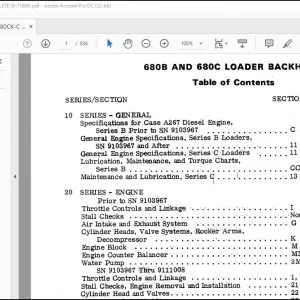 Case 680B & 680C Loader Backhoe Service Manual 9-71984 - PDF DOWNLOAD