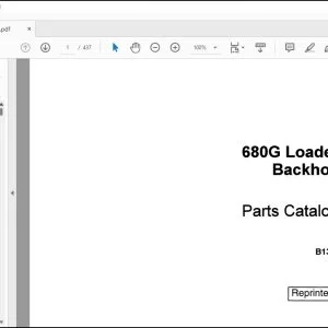 Case 680G Loader Backhoe Parts Catalog Manual B1377 - PDF DOWNLOAD