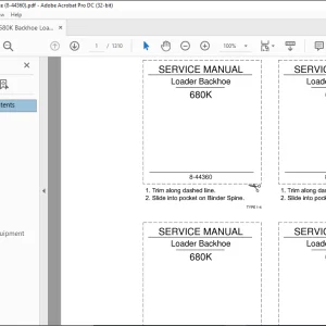 Case 680K Loader Backhoe Service Manual 8-44360 - PDF DOWNLOAD